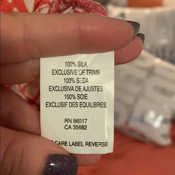 Bebe *100% silk* wrap front tank; M; 🌸worn once🌸 - Picture 5 of 6